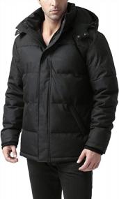 img 3 attached to Men'S Waterproof Down Jacket | Ethan By BGSD (Regular & Big And Tall Sizes)