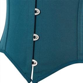 img 1 attached to Frawirshau Corset Belt For Women Renaissance Plus Size Ruffle Pirate Corset Waist Belt Lace Up
