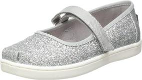 img 4 attached to TOMS Kids Mary Jane Iridescent Girls' Shoes : Athletic