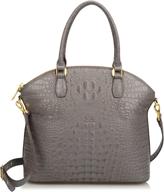 ainifeel genuine designer crocodile handbags women's handbags & wallets ~ top-handle bags logo