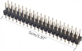 img 3 attached to 10 шт. медный двойной штекерный разъем для Raspberry Pi Zero GPIO-отрывная полоса 0,1 2X20 Pin