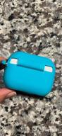 img 1 attached to Aqua Silicone Protective AirPods Pro Case With Keychain - Shockproof Cover Skin For 2019 Apple Charging Case review by Aaron Richardson