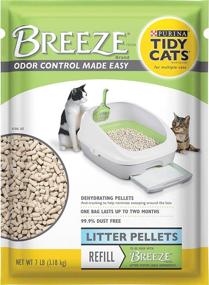 img 3 attached to Tidy Cats Breeze Pellets XL Bag 4-Pack - Convenient 7 lbs Size for Easy Cat Litter Maintenance