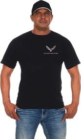 img 3 attached to 👕 Chevy Corvette C7 Men's Crew Neck T-Shirt in Black, Gray, and Red - JH DESIGN GROUP