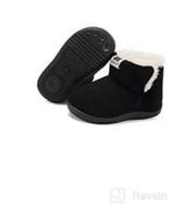 img 1 attached to KEESKY Toddler Winter Footwear Boys' ❄️ Shoes and Boots - Ideal for Winter Season review by Fred Maki