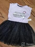 img 1 attached to Disney, Marvel, Star Wars, Frozen, And Princess Girls' Knit Tutu Dresses - Short-Sleeved And Perfect For Toddlers' Fashion review by Andre Brignac