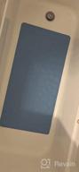 img 1 attached to OTHWAY Soft Rubber Non-Slip Bathtub Mat With Strong Suction Cups - Beige review by Paul Beach