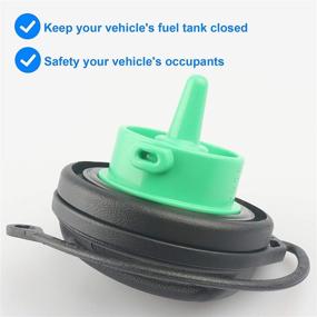 img 1 attached to Volkswagen Compatible Gas Cap Fuel Tank Cap Replacement - 3C8-201-550-E, 3C8201550E, 3C0-201-550-N, 3C0201550N - Fits 2006-2010 VW Passat, 2009-2017 VW CC, 2007-2016 VW Eos, 2009-2017 VW Tiguan and More