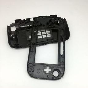 img 1 attached to Revive Your Wii U Gamepad With A Top-Quality Replacement Housing Shell - Black Case Replacement For Nintendo WiiU Gamepad