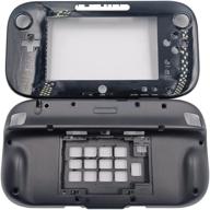revive your wii u gamepad with a top-quality replacement housing shell - black case replacement for nintendo wiiu gamepad logo