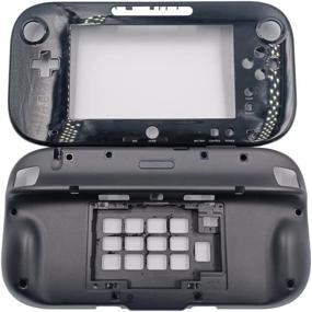 img 4 attached to Revive Your Wii U Gamepad With A Top-Quality Replacement Housing Shell - Black Case Replacement For Nintendo WiiU Gamepad