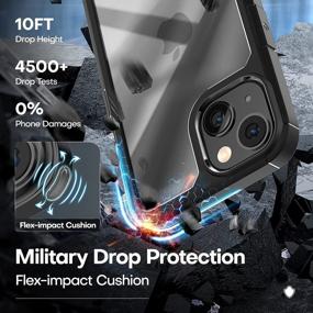 img 1 attached to Ultimate Protection For IPhone 14 Plus: TAURI 5-In-1 Case With Tempered Glass Screen And Camera Lens Protectors
