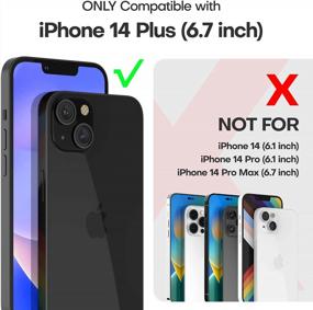 img 3 attached to Ultimate Protection For IPhone 14 Plus: TAURI 5-In-1 Case With Tempered Glass Screen And Camera Lens Protectors