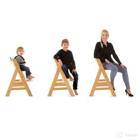 img 3 attached to 🪑 Hauck - Fun for Kids Alpha Wooden Height Adjustable Chair from 36 Months, Combinable with Bouncer from Birth, Natural