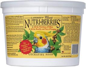 img 4 attached to 🐦 Non-GMO Lafeber Classic Nutri-Berries Pet Bird Food with Human-Grade Ingredients for Cockatiels