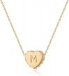 personalize your style with our handmade 14k gold filled tiny initial heart necklace choker for women logo