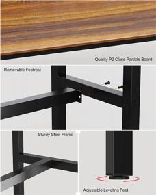 img 2 attached to Stylish And Sturdy Teraves Bar Table For Modern Homes - Perfect For Dining Room & Living Room Décor