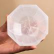 moroccan octagon selenite charging tray - amoystone 4-inch bowl for crystal cleansing and energy charging logo