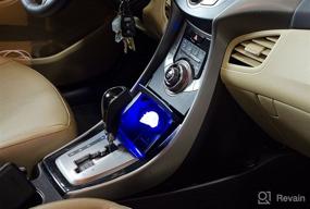 img 1 attached to 💀 Enhance Your Dashboard with Custom Accessories 16500 Skull Dash Glow Light in White