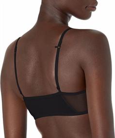 img 2 attached to Cool & Comfortable: OnGossamer Women'S Mesh-Paneled Cotton Bralette For Active Days