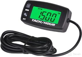 img 4 attached to Runleader Digital Maintenance Tach/Hour Meter for Small Gas Engines - Backlight Display, Battery Replacement | For Riding Lawn Tractors, Generators, Compressors, Chainsaws, Outboard Motors, Pressure Washers