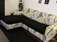 картинка 1 прикреплена к отзыву Маленькая темно-синяя эластичная подушка для дивана-трансформера с эластичным дном - чехол Womaco. от Andy Metzger