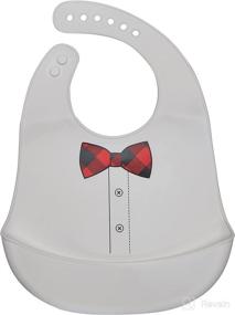 img 2 attached to 👶 Unisex Baby Silicone Bibs - Little Treasure