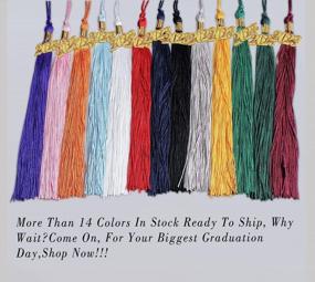 img 1 attached to 2021 Graduation Tassels: Choose from 14 Colorful Academic Graduation Tassels with Year Charm