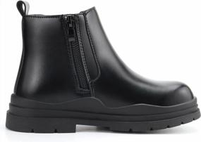 img 1 attached to Stylish And Practical Brooman Kids Chelsea Boots For Boys And Girls - Perfect Ankle Boots With Convenient Zipper Closure