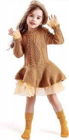 img 4 attached to Stay Fashionable This Winter With NNJXD'S Long Sleeve Christmas Dress