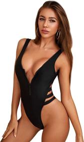 img 1 attached to 👙 SOLY HUX Women's Bathing Swimsuit: Trendy Women's Clothing for Swimsuits & Cover Ups