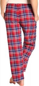 img 3 attached to Женские фланелевые пижамные штаны из 100% хлопка - EVERDREAM Sleepwear Длинные пижамные штаны