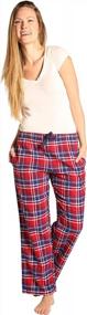 img 1 attached to Women'S 100% Cotton Flannel Pajama Pants - EVERDREAM Sleepwear Long PJ Bottoms