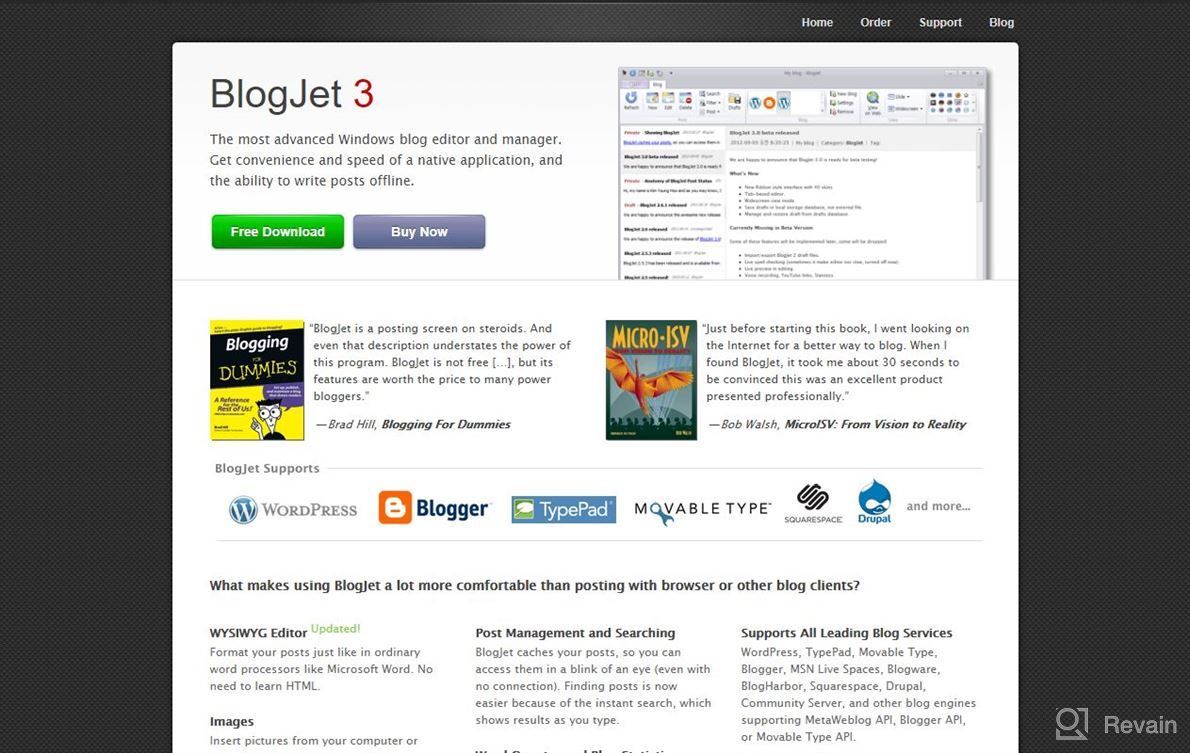 img 1 attached to BlogJet review by Bryan Reed
