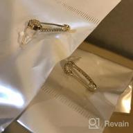 картинка 1 прикреплена к отзыву Hypoallergenic Swarvoski Cartilage Earrings - Sterling Silver Girls' Jewelry от Stephen Hobbs