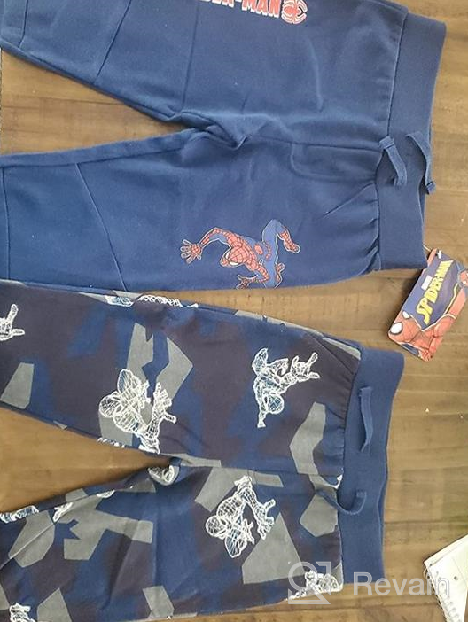 img 1 attached to 🕷️ Spider-Man Drawstring Jogger Pant Set for Kids by Marvel Boy review by Rhett Fifer