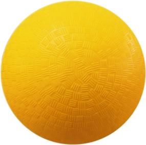 img 1 attached to Official Size AppleRound Playground Ball With Air Pump - Perfect For Dodgeball, Handball, Camps, And Schools - Pack Of 1 Ball And 1 Pump