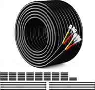 3-футовый набор низковольтных 3-жильных кабелей с луженым медным шнуром калибра 16 - идеально подходит для внедорожного светодиодного рабочего освещения, автомобильной игры и удлинителя шнура питания логотип