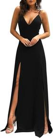 img 2 attached to 👗 Stunning Sleeveless Spaghetti Backless Cocktail Dresses for Women: TOB Clothing Collection