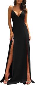 img 4 attached to 👗 Stunning Sleeveless Spaghetti Backless Cocktail Dresses for Women: TOB Clothing Collection