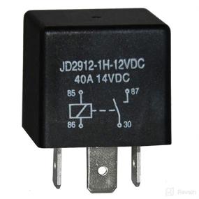 img 2 attached to 🚗 High-Quality Car Relays 12V 4 Pin 40amp SPDT Model JD2912-1H-12VDC 40A 14VDC - 2 Pack, Ideal for Tractors, Trucks, Boats, Auto Switches & Starters