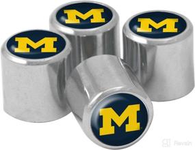 img 1 attached to Michigan Wolverines Metal Valve 4 Pack