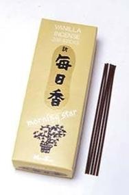 img 1 attached to Japanese Quality Incense: Morning Star Vanilla 200 Sticks and Holder by NIPPON KODO - Trusted since 1575