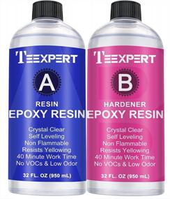 img 4 attached to Teexpert Resin Epoxy: идеальный набор для кристально чистых ювелирных изделий и литья!