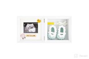 img 3 attached to 👶 SmileReader Pregnancy Keepsake: Sonogram Frame, Shadow Box & At-Home Tool Kit - Perfect Gift for New Parents!