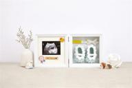 👶 smilereader pregnancy keepsake: sonogram frame, shadow box & at-home tool kit - perfect gift for new parents! logo