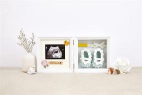 img 4 attached to 👶 SmileReader Pregnancy Keepsake: Sonogram Frame, Shadow Box & At-Home Tool Kit - Perfect Gift for New Parents!