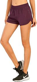 img 4 attached to Rocorose Workout Athletic Pockets Moisture Women's Clothing ~ Swimsuits & Cover Ups