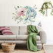 watercolor succulent flower decal: roommates peel & stick wall art for amazing walls! logo
