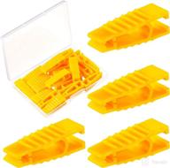 🔌 20-piece automobile fuse pullers - fuse extraction tools for cars, motorcycles, trucks, suvs - yellow fuse removal tools - mini plastic fuse pullers - automotive fuses replacement for increased convenience and efficiency logo